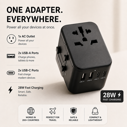 ChargeSaver Travel Adapter