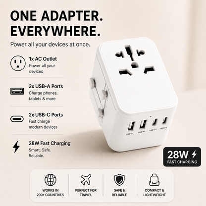 ChargeSaver Travel Adapter