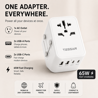 ChargeSaver Travel Adapter